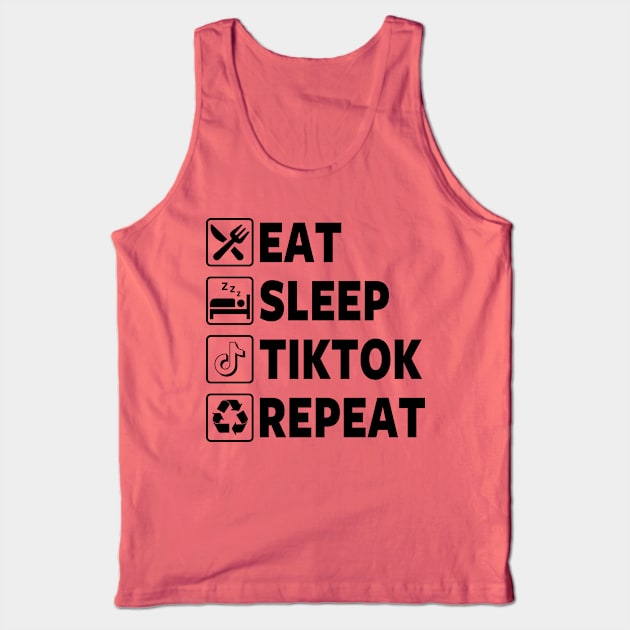 Funny Tiktok Tiktoker Meme Tank Top by BoggsNicolas